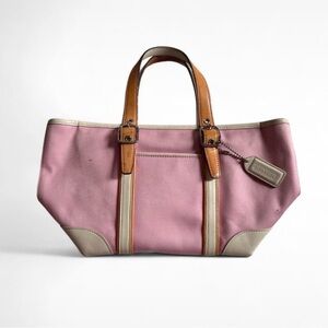 Vintage pink coach bag